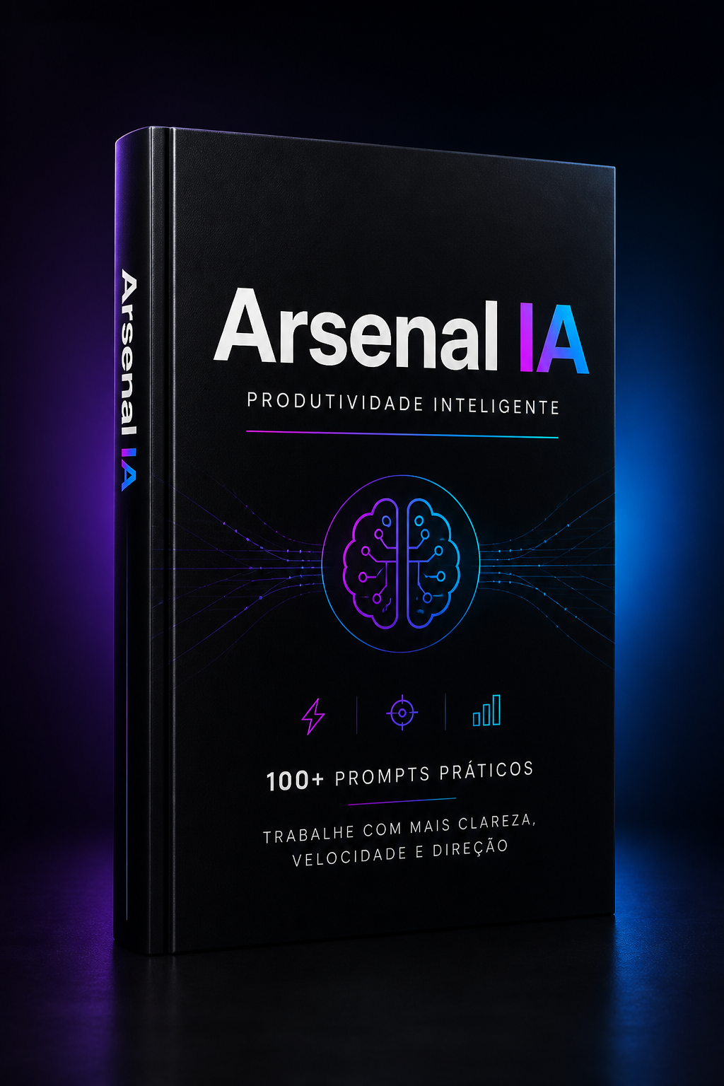 Capa do ebook Arsenal IA — Produtividade Inteligente
